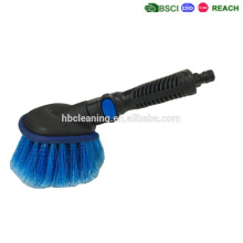 KD/detachable car wheel brush water flow,cheap price high quality and short handle